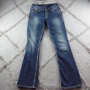 Silver Jeans suki surplus bootcut jeans women's size 25